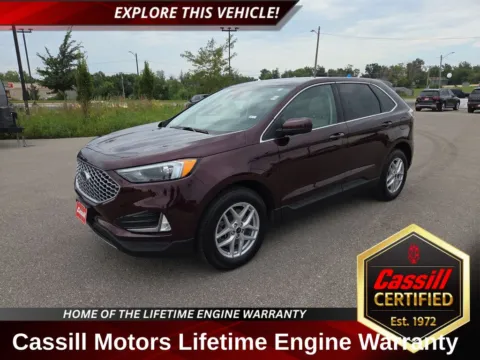 Red 2024 Ford Edge SEL for sale in Cedar Rapids, IA