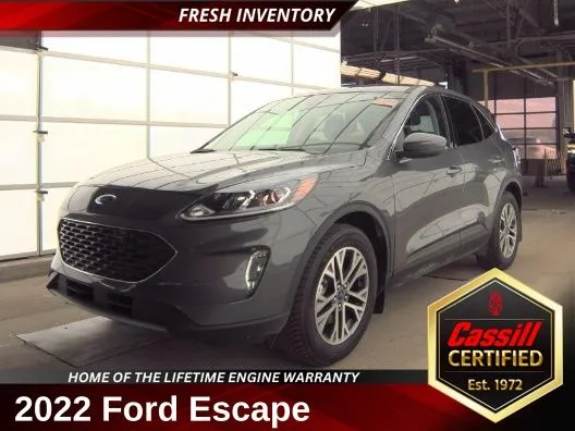 Gray 2022 Ford Escape Hybrid SEL for sale in Cedar Rapids, IA