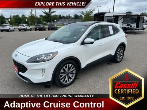 White 2020 Ford Escape Titanium Hybrid for sale in Cedar Rapids, IA