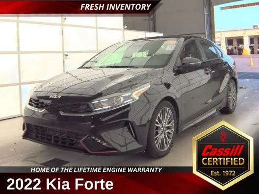 Black 2022 Kia Forte GT-Line for sale in Cedar Rapids, IA
