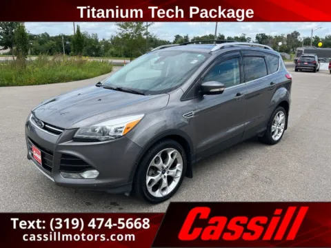 Gray 2014 Ford Escape Titanium for sale in Cedar Rapids, IA