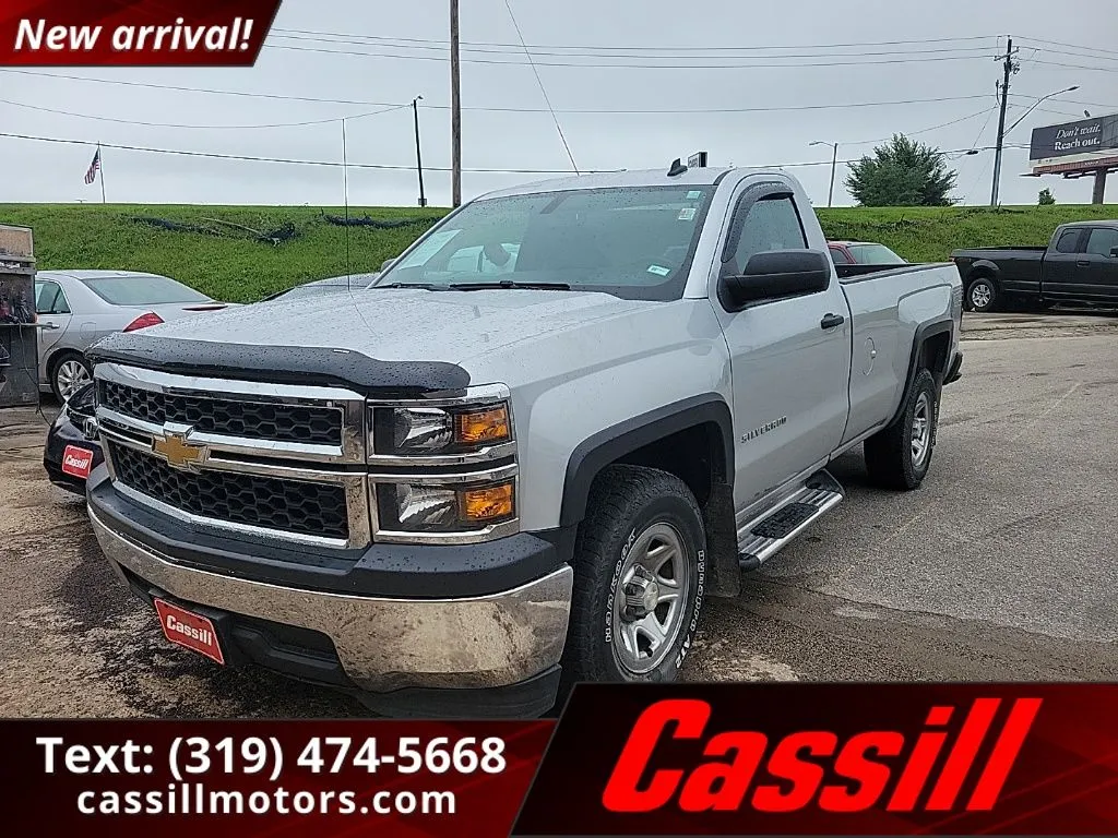 Silver 2014 Chevrolet Silverado 1500 Work Truck for sale in Cedar Rapids, IA