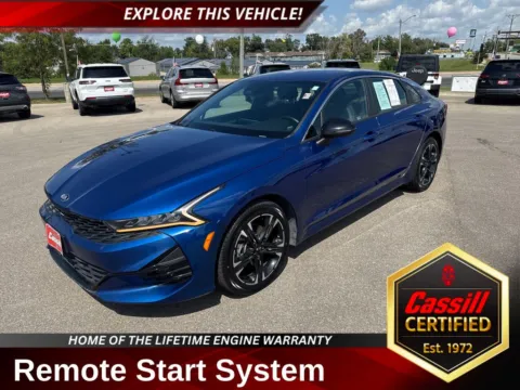 Blue 2021 Kia K5 GT-Line for sale in Cedar Rapids, IA