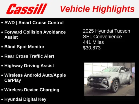 Another view of 2025 Hyundai Tucson SEL Convenience for sale in Cedar Rapids, IA at Cassill Motors
