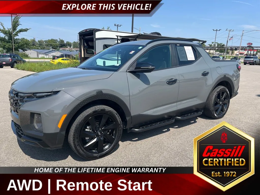 ＣＲダブルＳＴミュール グレースコンチネンタル Used 2024 Hyundai Santa Cruz NIGHT for sale in Cedar Rapids, IA at