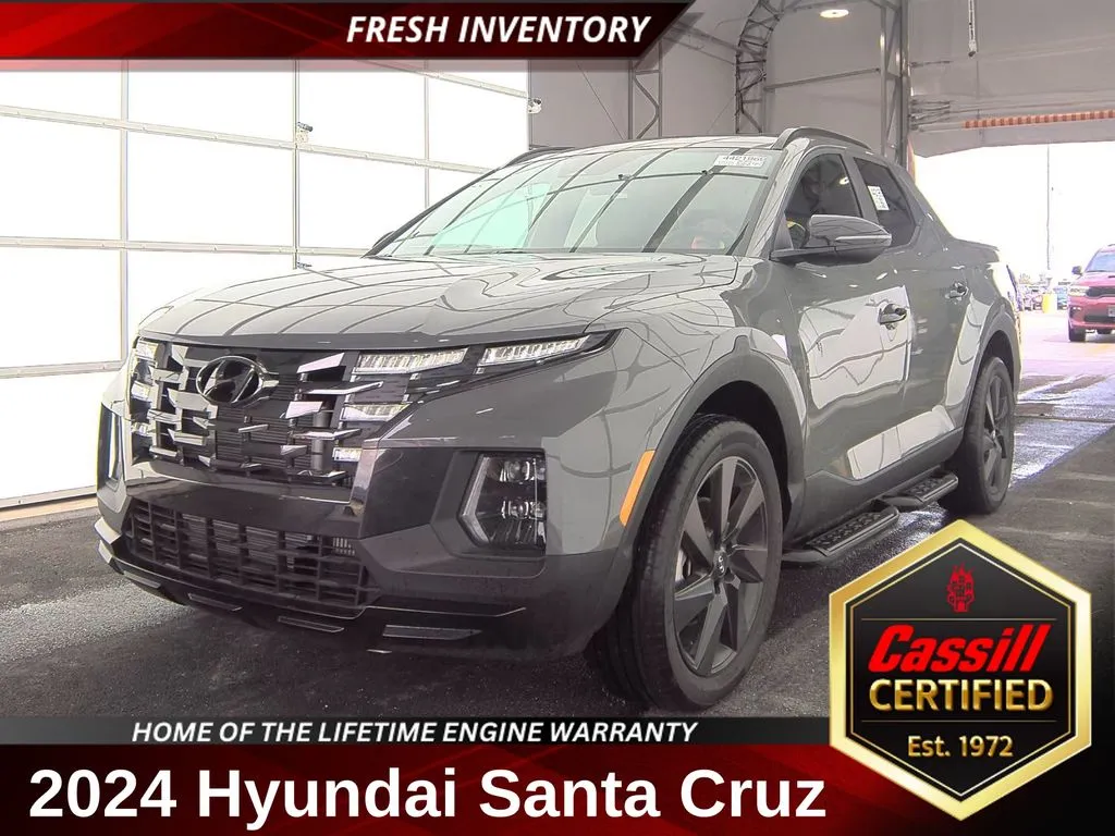 Gray 2024 Hyundai Santa Cruz NIGHT for sale in Cedar Rapids, IA