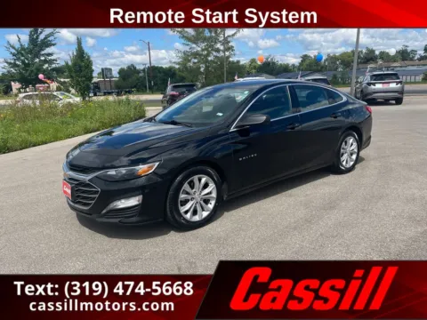 Black 2023 Chevrolet Malibu LT for sale in Cedar Rapids, IA