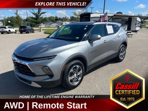 Gray 2023 Chevrolet Blazer LT for sale in Cedar Rapids, IA