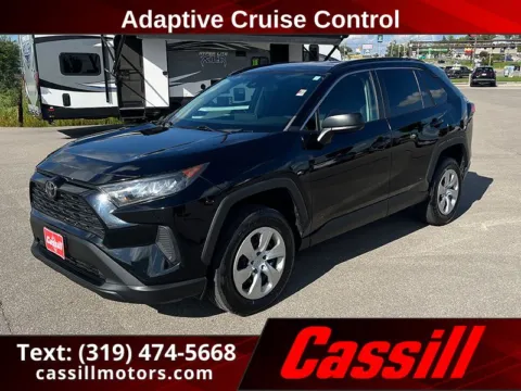 Black 2021 Toyota RAV4 LE for sale in Cedar Rapids, IA
