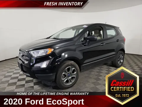 Black 2020 Ford EcoSport S for sale in Cedar Rapids, IA