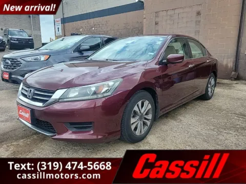 Red 2014 Honda Accord LX for sale in Cedar Rapids, IA