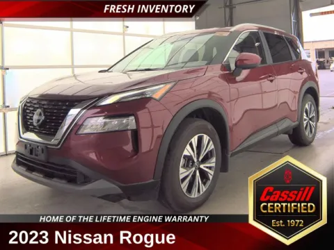 Red 2023 Nissan Rogue SV for sale in Cedar Rapids, IA