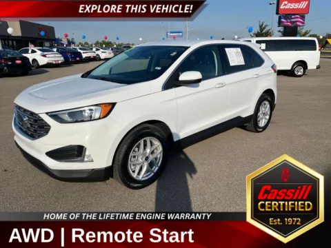 White 2022 Ford Edge SEL for sale in Cedar Rapids, IA