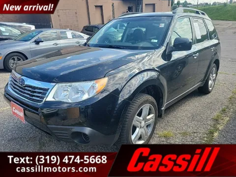 Black 2009 Subaru Forester 2.5X for sale in Cedar Rapids, IA
