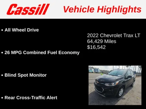 Another view of 2022 Chevrolet Trax LT for sale in Cedar Rapids, IA at Cassill Motors