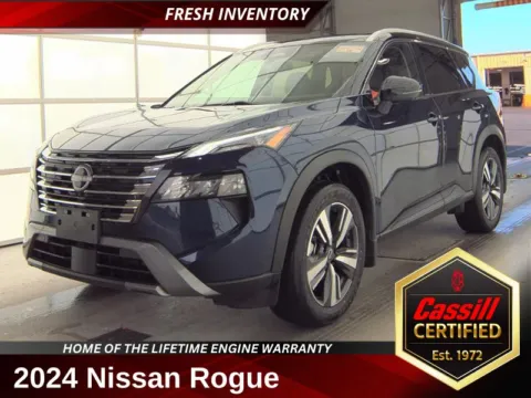 Blue 2024 Nissan Rogue SL for sale in Cedar Rapids, IA