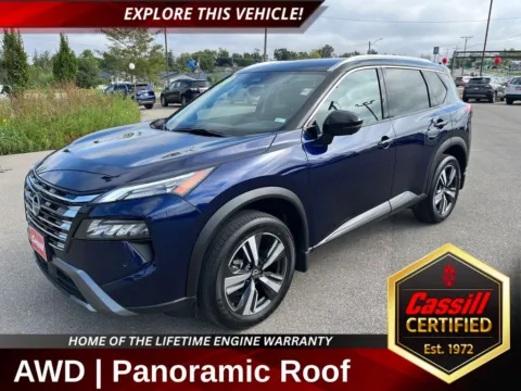 Blue 2024 Nissan Rogue SL for sale in Cedar Rapids, IA