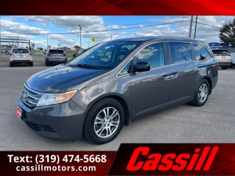 Gray 2013 Honda Odyssey EX-L for sale in Cedar Rapids, IA