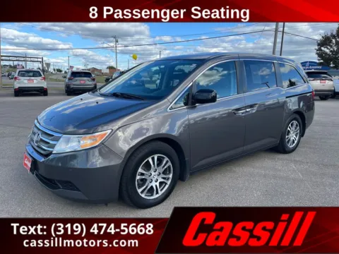 Gray 2013 Honda Odyssey EX-L for sale in Cedar Rapids, IA