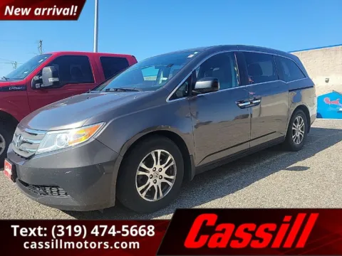 Gray 2013 Honda Odyssey EX-L for sale in Cedar Rapids, IA