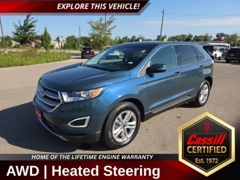 Blue 2016 Ford Edge SEL for sale in Cedar Rapids, IA