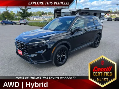 Black 2024 Honda CR-V Hybrid Sport for sale in Cedar Rapids, IA