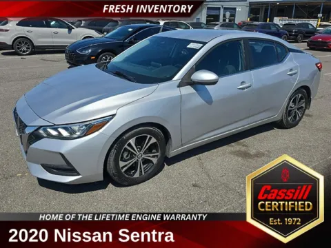 Silver 2020 Nissan Sentra SV for sale in Cedar Rapids, IA