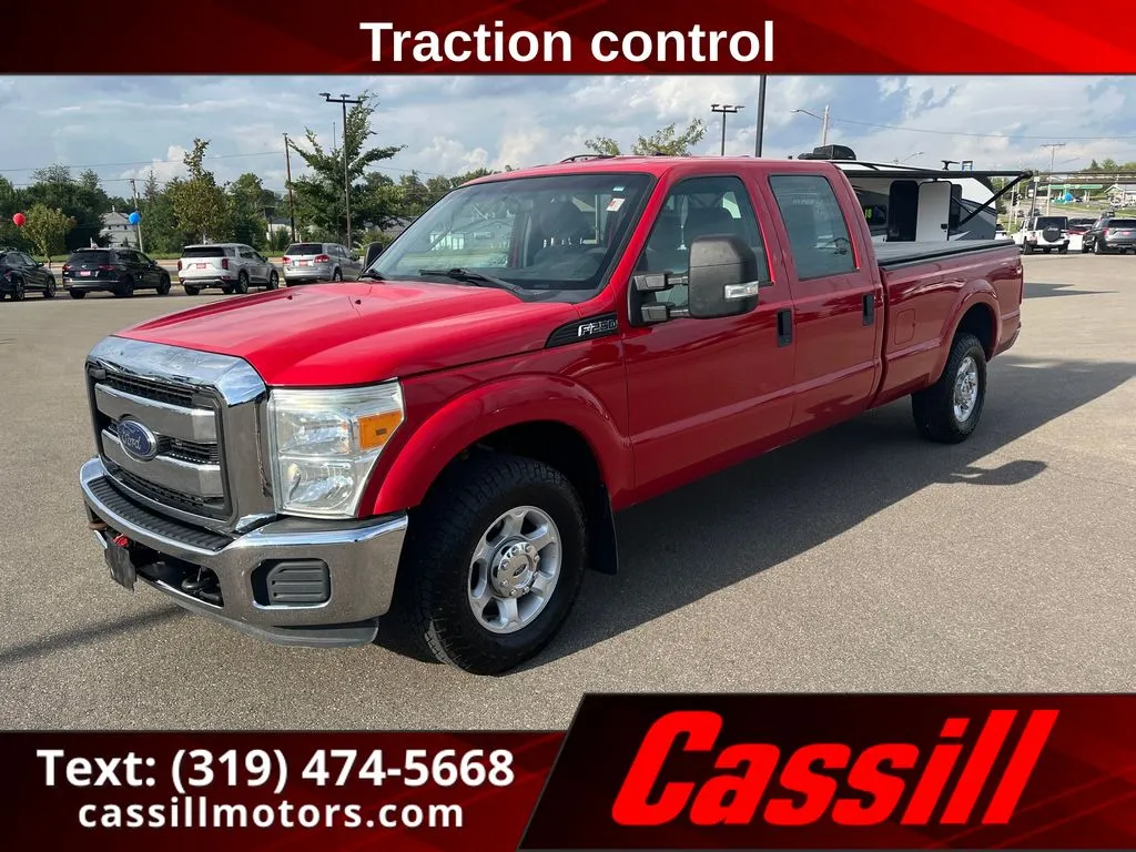 Red 2016 Ford F-250SD XL for sale in Cedar Rapids, IA