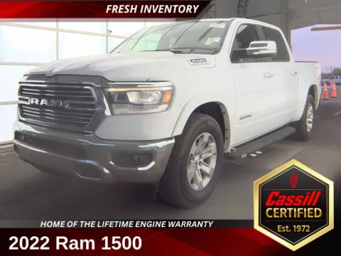 White 2022 Ram 1500 Laramie for sale in Cedar Rapids, IA