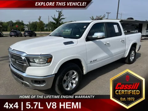 White 2022 Ram 1500 Laramie for sale in Cedar Rapids, IA