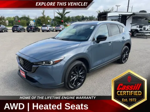 Gray 2022 Mazda CX-5 2.5 S Carbon Edition for sale in Cedar Rapids, IA