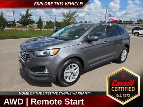 Gray 2022 Ford Edge SEL for sale in Cedar Rapids, IA