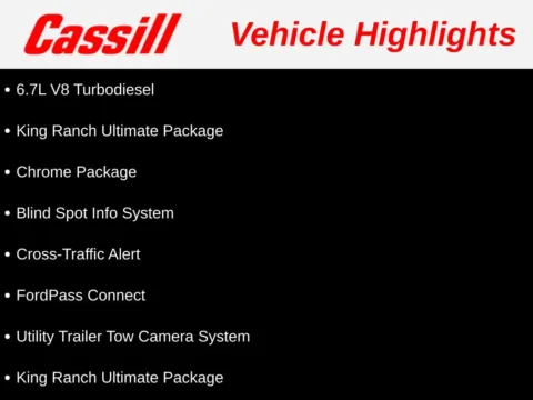 Another view of 2022 Ford F-350SD King Ranch for sale in Cedar Rapids, IA at Cassill Motors
