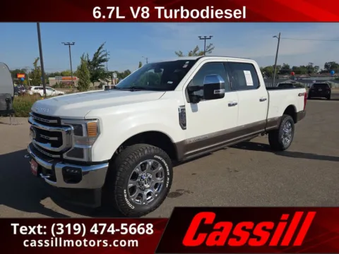 White 2022 Ford F-350SD King Ranch for sale in Cedar Rapids, IA