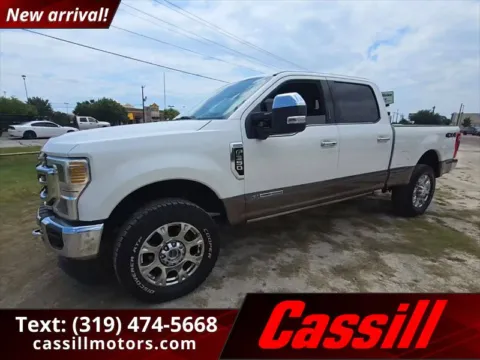 White 2022 Ford F-350SD King Ranch for sale in Cedar Rapids, IA