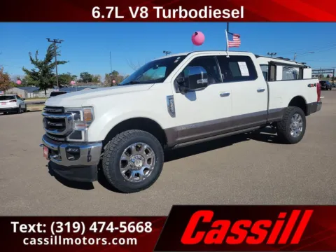 White 2022 Ford F-350SD King Ranch for sale in Cedar Rapids, IA