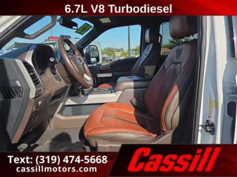 White 2022 Ford F-350SD King Ranch for sale in Cedar Rapids, IA