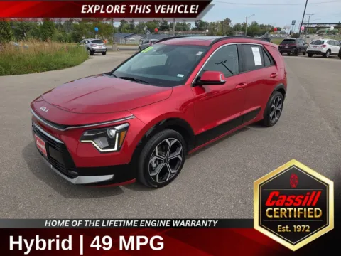 Red 2023 Kia Niro EX Touring for sale in Cedar Rapids, IA
