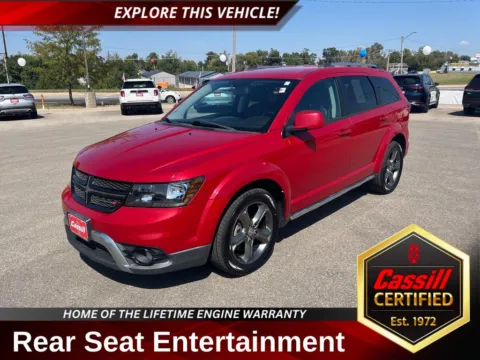 Red 2015 Dodge Journey Crossroad for sale in Cedar Rapids, IA