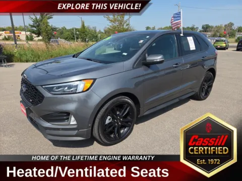 Gray 2024 Ford Edge ST for sale in Cedar Rapids, IA