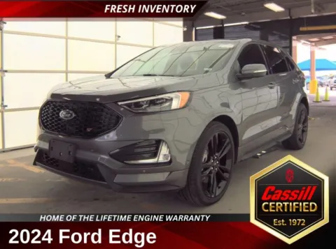 Gray 2024 Ford Edge ST for sale in Cedar Rapids, IA