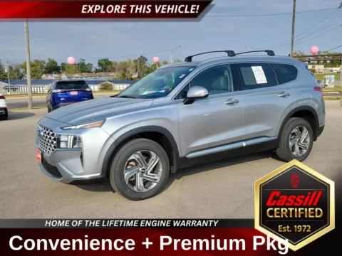 Silver 2022 Hyundai Santa Fe SEL for sale in Cedar Rapids, IA