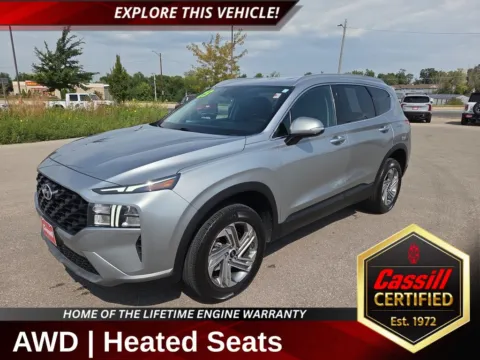 Silver 2023 Hyundai Santa Fe SEL for sale in Cedar Rapids, IA