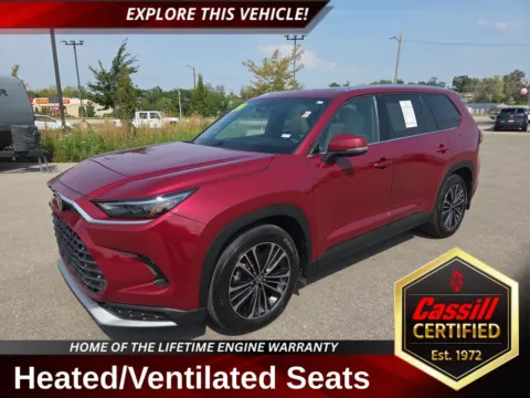 Red 2024 Toyota Grand Highlander Hybrid MAX Platinum for sale in Cedar Rapids, IA