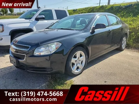 Black 2010 Chevrolet Malibu LS for sale in Cedar Rapids, IA