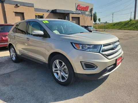 Another view of 2018 Ford Edge Titanium for sale in Cedar Rapids, IA at Cassill Motors
