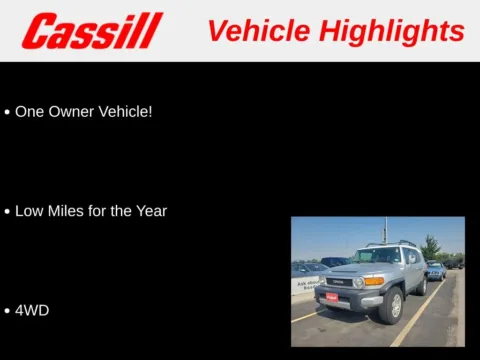 Another view of 2007 Toyota FJ Cruiser for sale in Cedar Rapids, IA at Cassill Motors