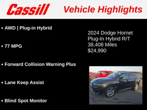 Another view of 2024 Dodge Hornet R/T for sale in Cedar Rapids, IA at Cassill Motors