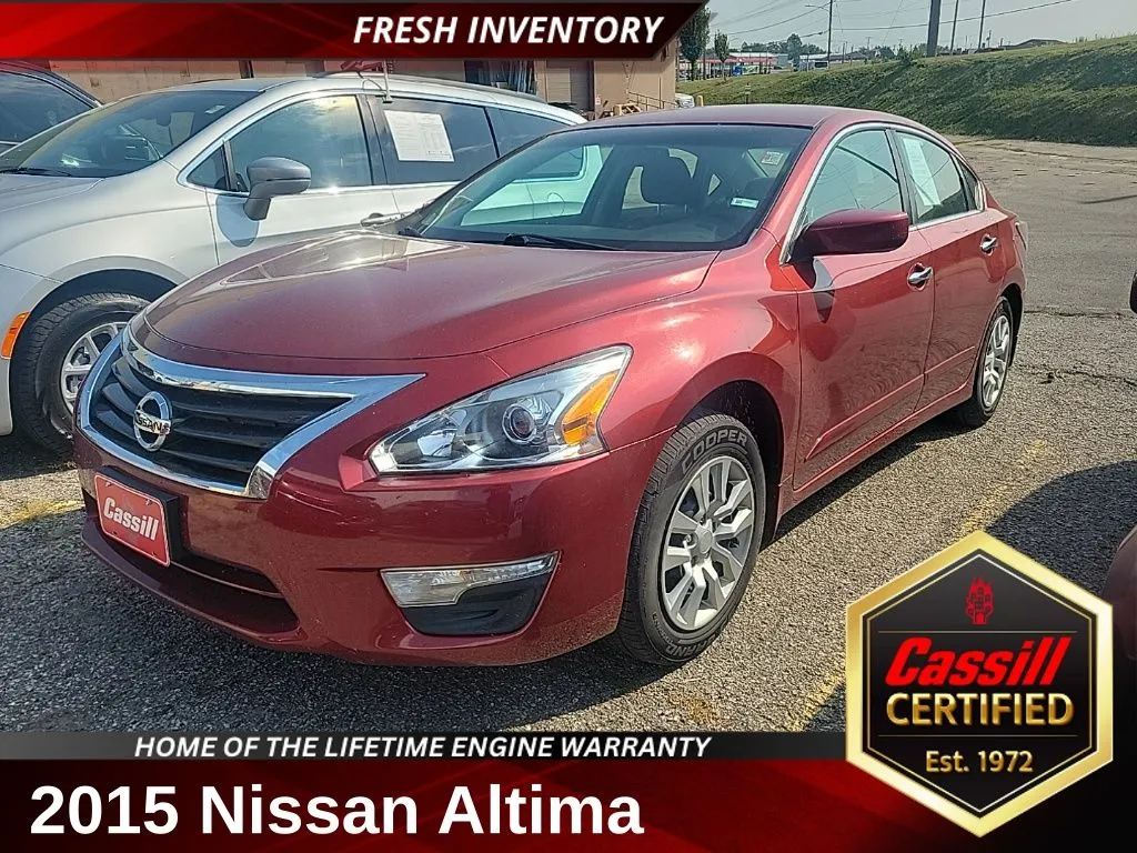 Red 2015 Nissan Altima 2.5 S for sale in Cedar Rapids, IA
