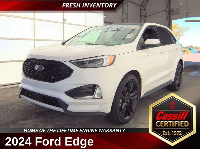 White 2024 Ford Edge ST for sale in Cedar Rapids, IA